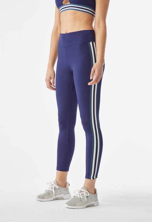 women's side stripe leggings