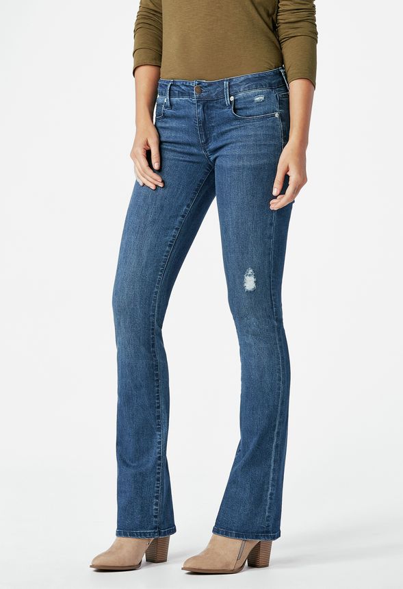 Schatting Wreed Verbonden Boot Cut Jeans in Blue Harper - Get great deals at JustFab