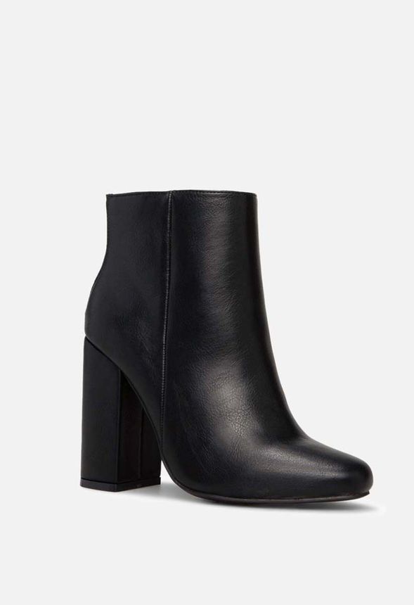 justfab black booties