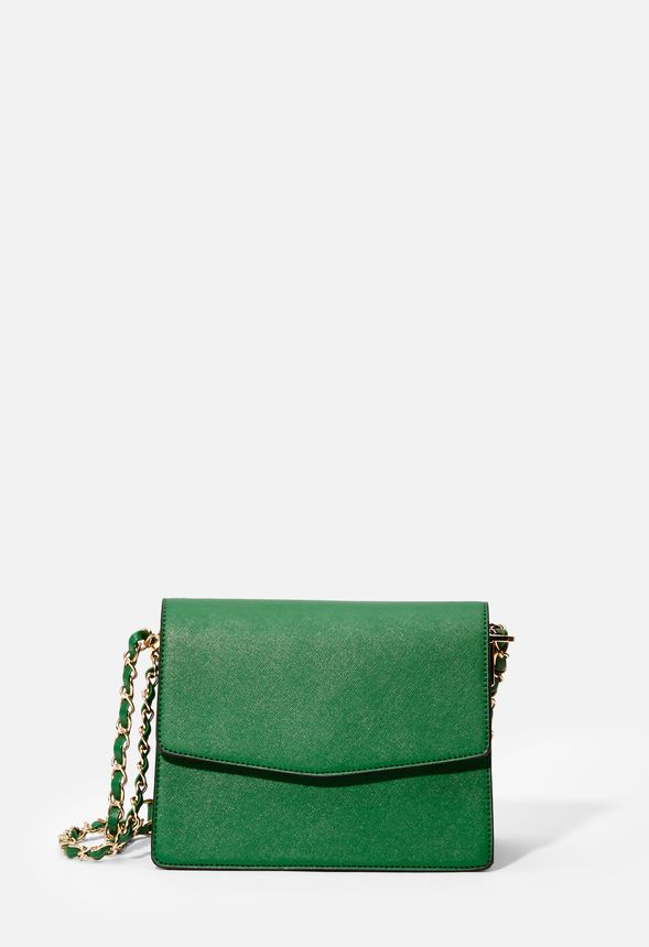 kelly green crossbody bag
