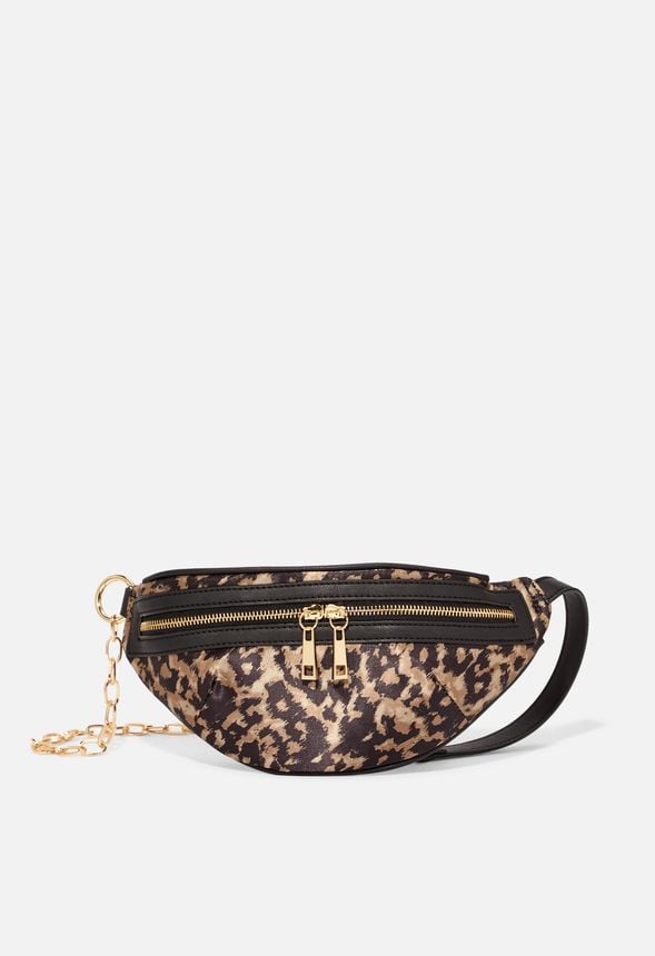 leopard belt bag