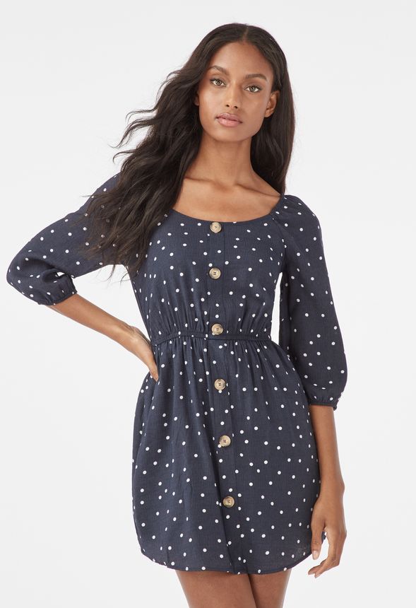 polka dot dress shirt with tie