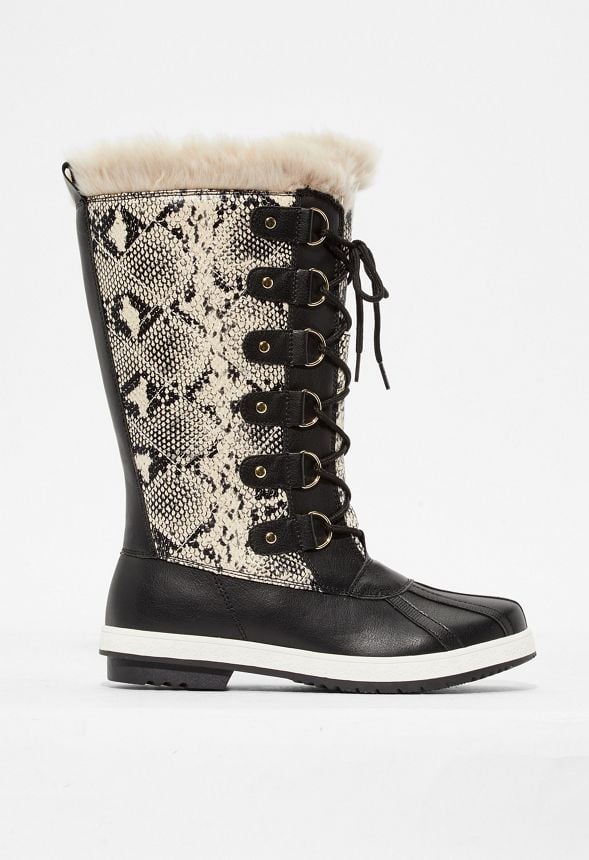 Justfab snow boots hotsell