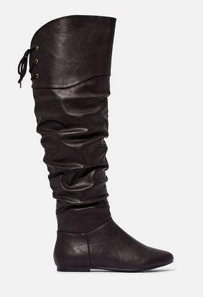 corie slouchy flat boot