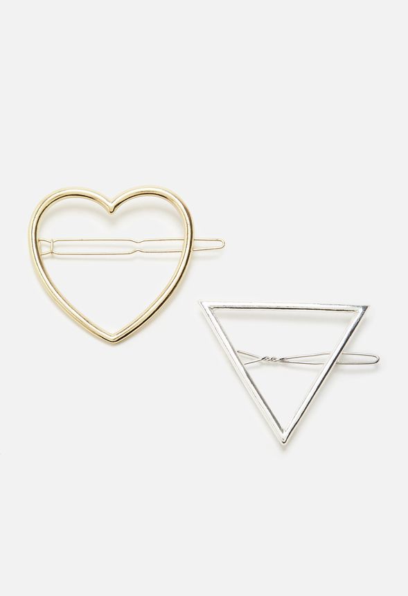 Pin Down Hair Clip Accessories In Gold Silver - Get Great Deals At Justfab