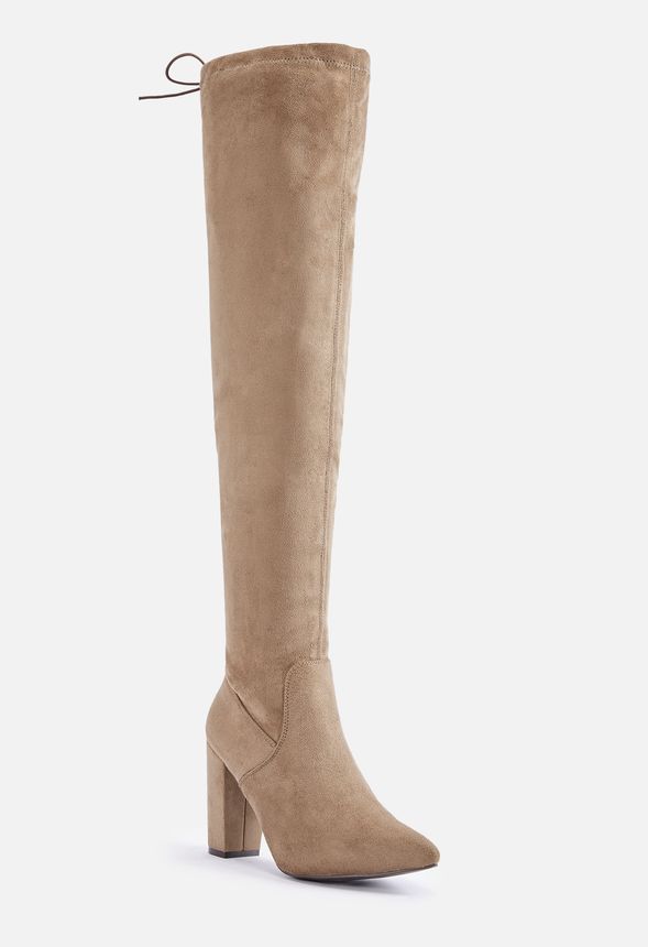 Mariam Heeled Over-The-Knee Boot in 