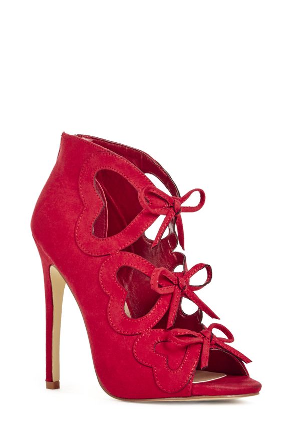 red heart heels