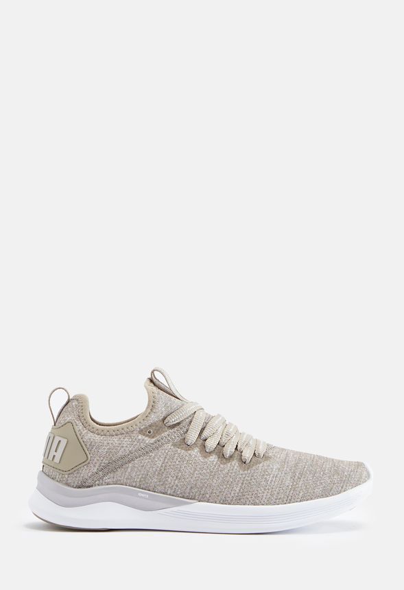 Puma Ignite Flash Evoknit EP Sneaker in Taupe/Metallic - Get great deals at