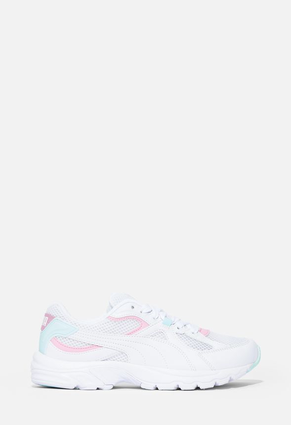 Puma Axis Plus 90's Sneaker in White - Get great at JustFab