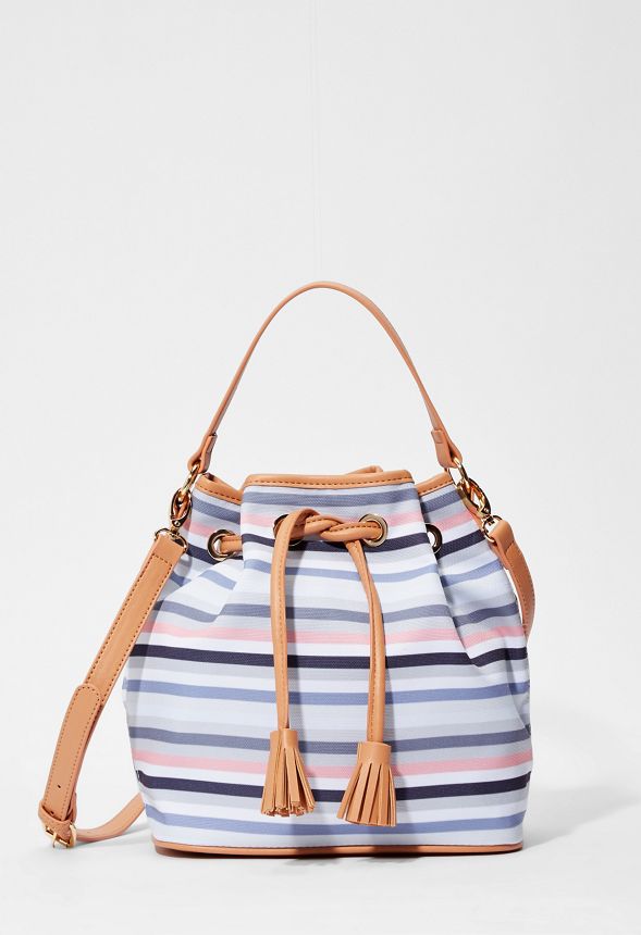 pastel bucket bag