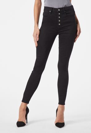 4 button black jeans