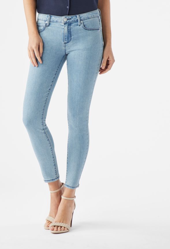 Modern MidRise Skinny Jeans in AMORA CLEAN Get great deals at JustFab