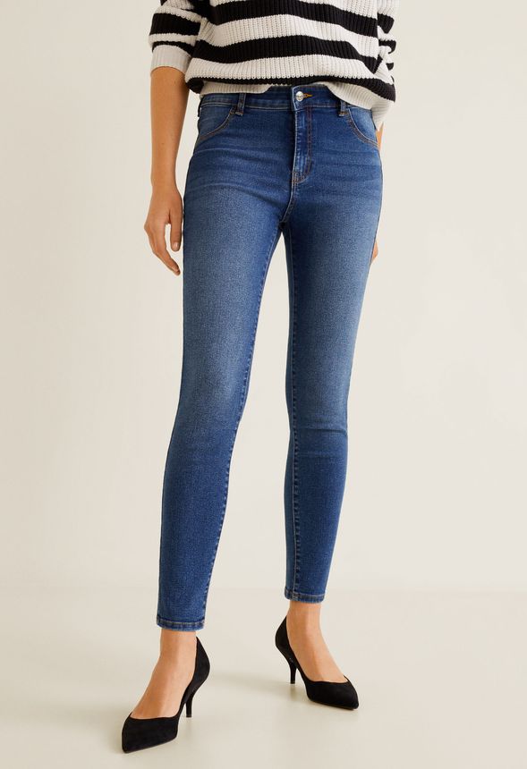 bubbel Garantie Afhankelijk Mango Uptown Skinny Jeans in Medium Blue - Get great deals at JustFab