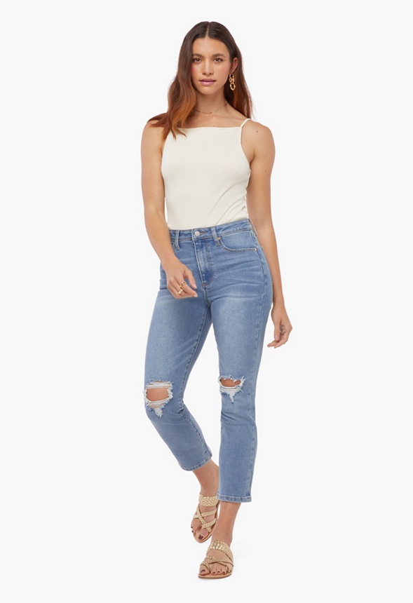 High Rise Modern Skinny Jeans in LIGHT WASH - Get great deals at JustFab