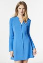 electric blue shirt dress