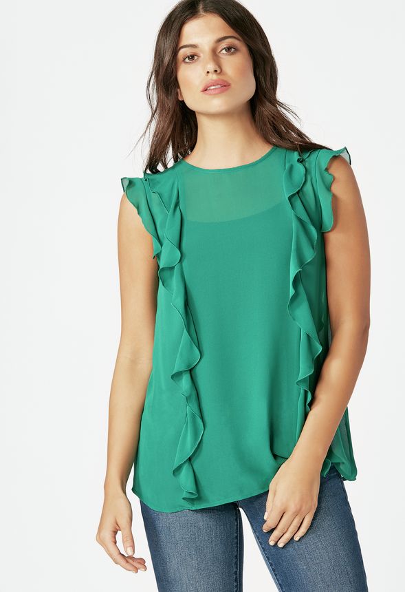 ruffle blouse canada