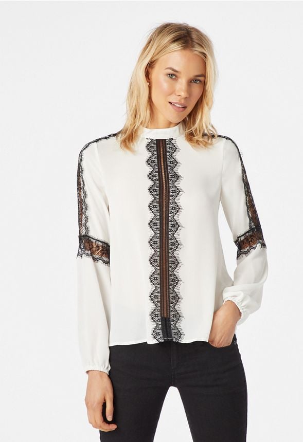 Minearbejder Ligner nikkel White Blouse With Lace Trim Finland, SAVE 34% - abaroadrive.com
