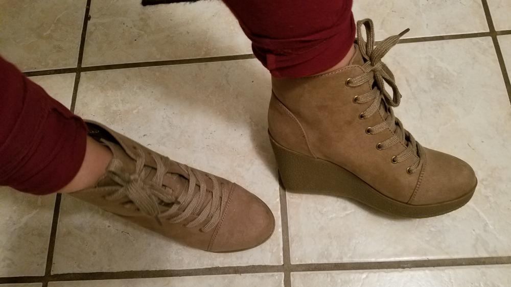 Faryn in Taupe Get great deals at JustFab Faryn in Taupe Get great deals at JustFab