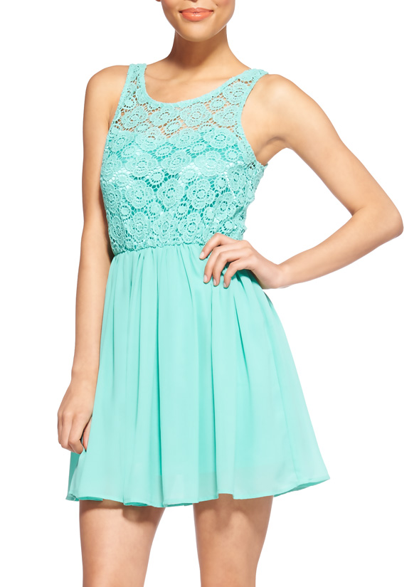 Audrey Party Dress in Mint - Get great deals at JustFab