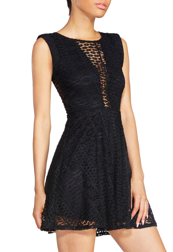 JF Sarah Fit and Flare in Black - Get great deals at JustFab