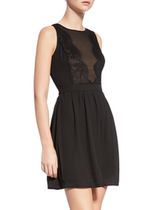 Jordyn Fit & Flare Dress in Black - Get great deals at JustFab