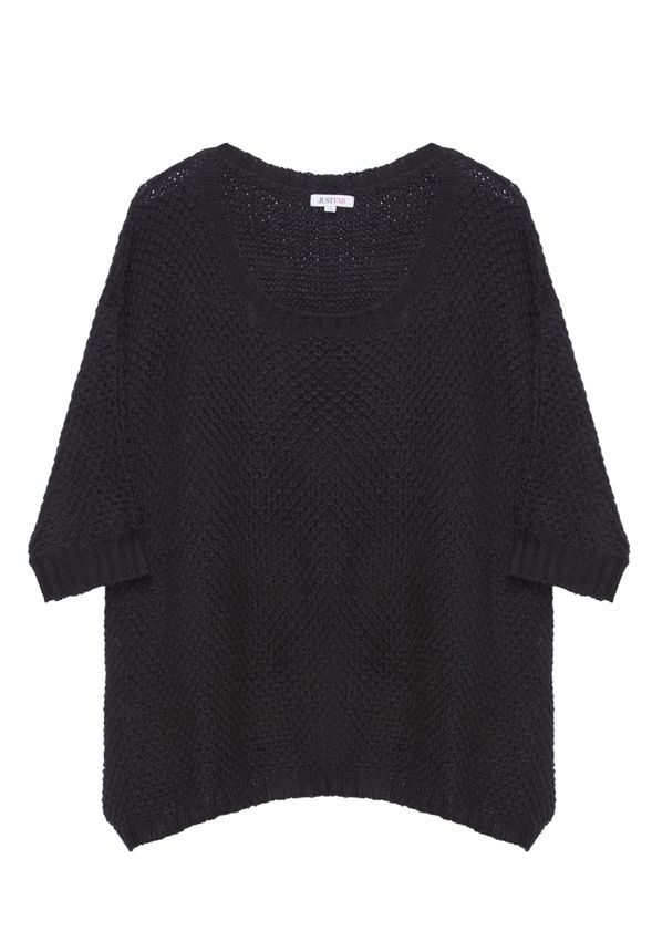 Evie Pullover Sweater in Black - Get great deals at JustFab