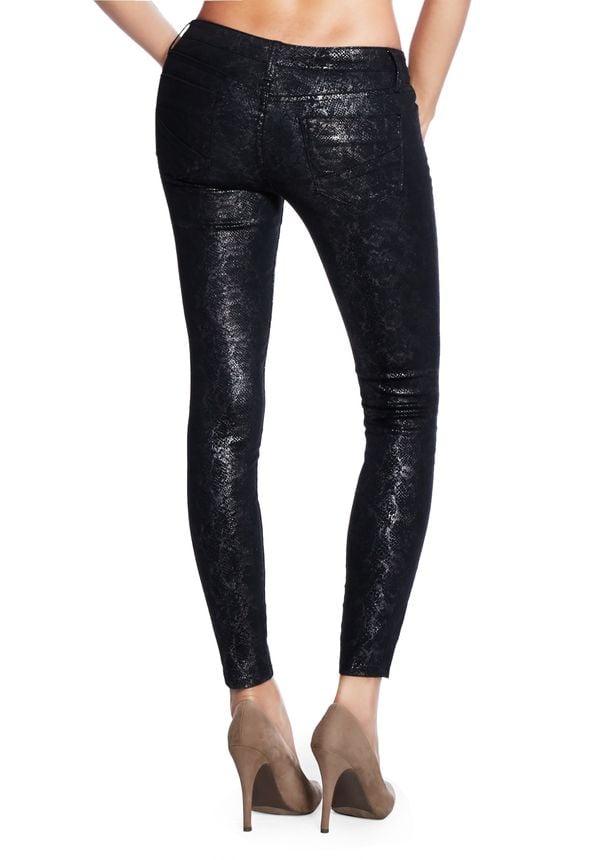 The Signature Skinny in SILVER COATED - Get great deals at JustFab