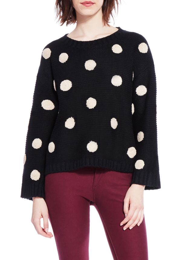 DOROTHY PULLOVER in Black - Get great deals at JustFab