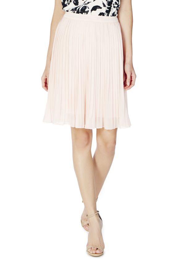 Pleated Skirt in Pink - Get great deals at JustFab