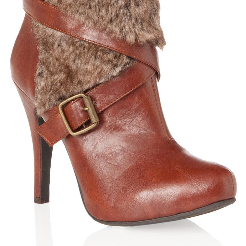 Shawna in Chestnut - Get great deals at JustFab