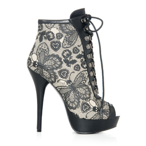 Lovelace Bootie in Black - Get great deals at JustFab