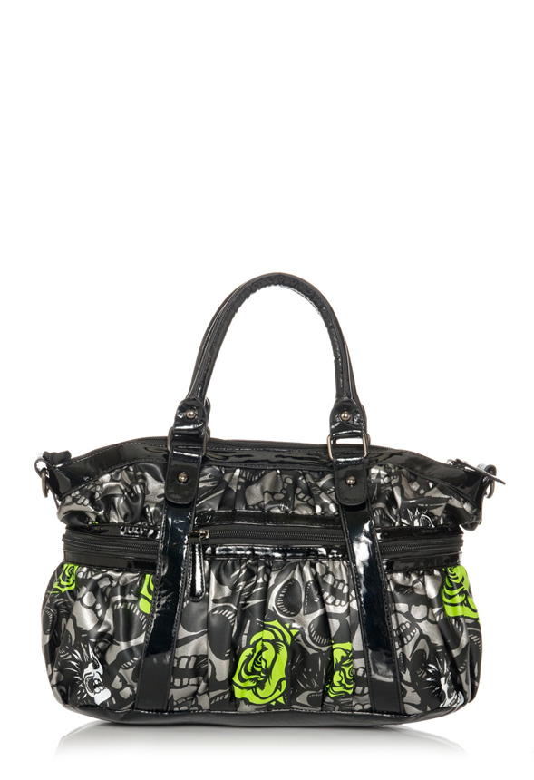 Muerte Punk Bag in Green - Get great deals at JustFab