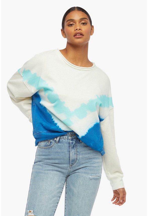 Oversized Crewneck Sweatshirt Clothing in Multi - Get great deals at ...