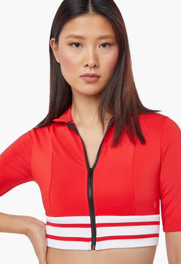 zip up active top