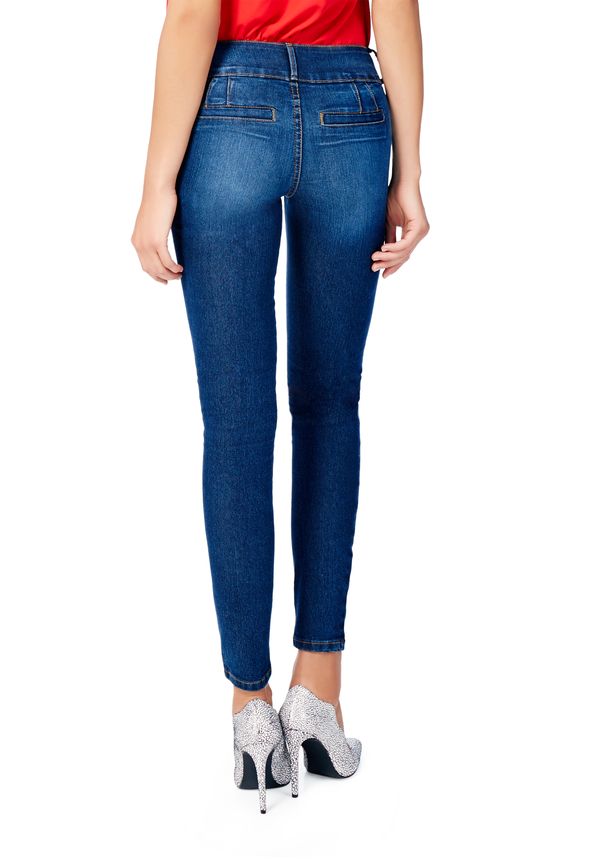 The Booty Lifter Skinny in MIDNIGHT LAKE - Get great deals at JustFab