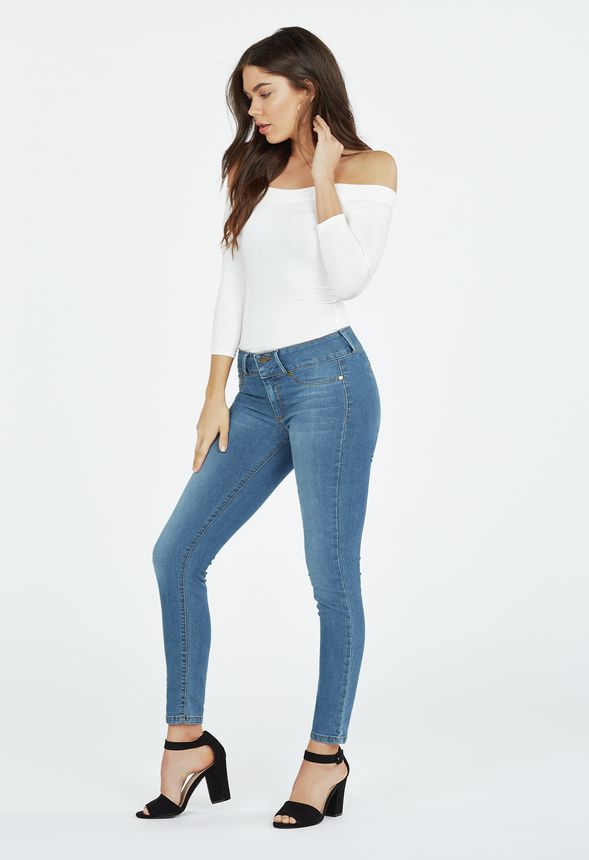 Booty Lifter Skinny in MARINE BLUE - Get great deals at JustFab
