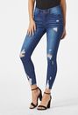 Distressed Push Up Skinny Jeans