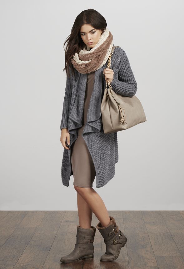 Isidra in Taupe - Get great deals at JustFab