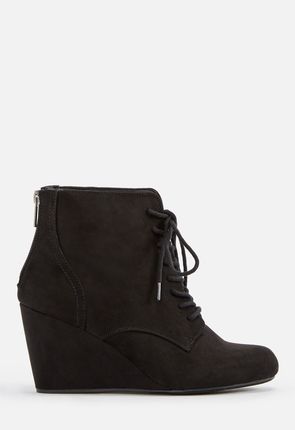 just fab red booties