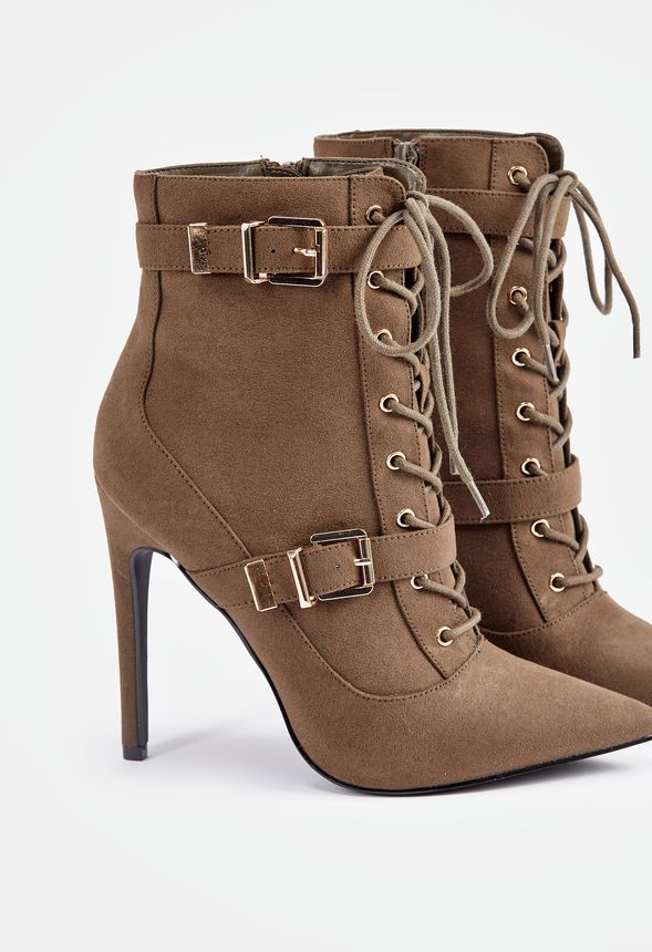 carlita peep toe bootie