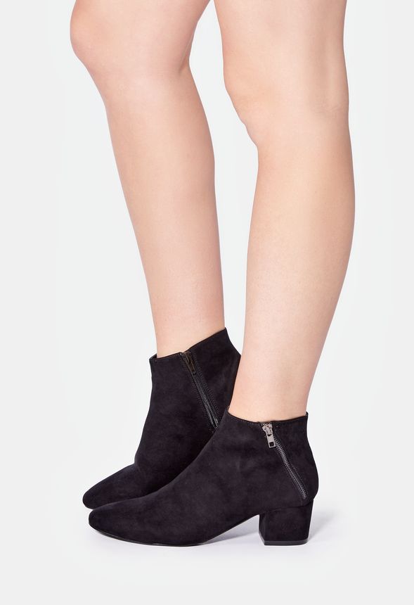 Cherie Bootie in Black - Get great deals at JustFab