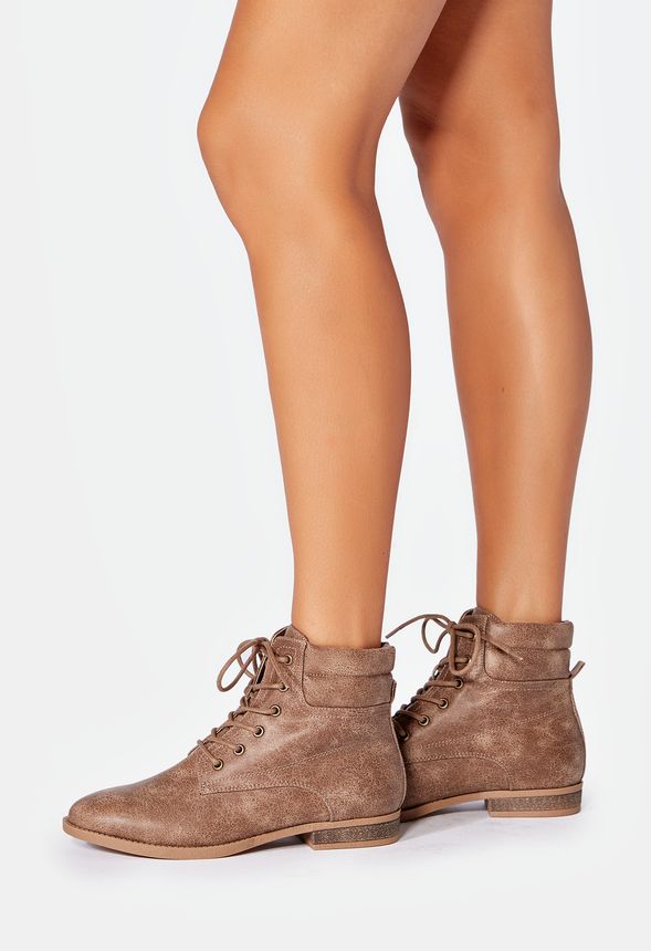 Ida Flat Boot in Taupe - Get great 