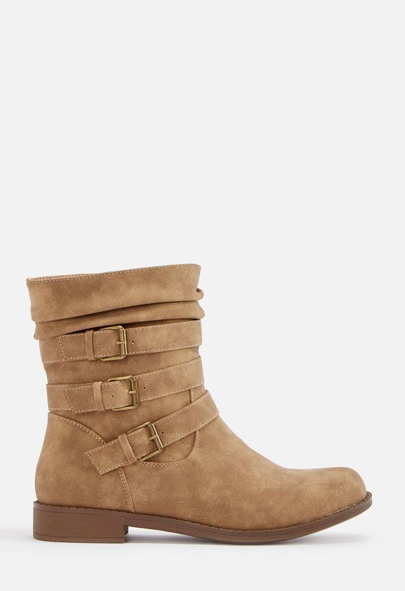 canvas slouch boots