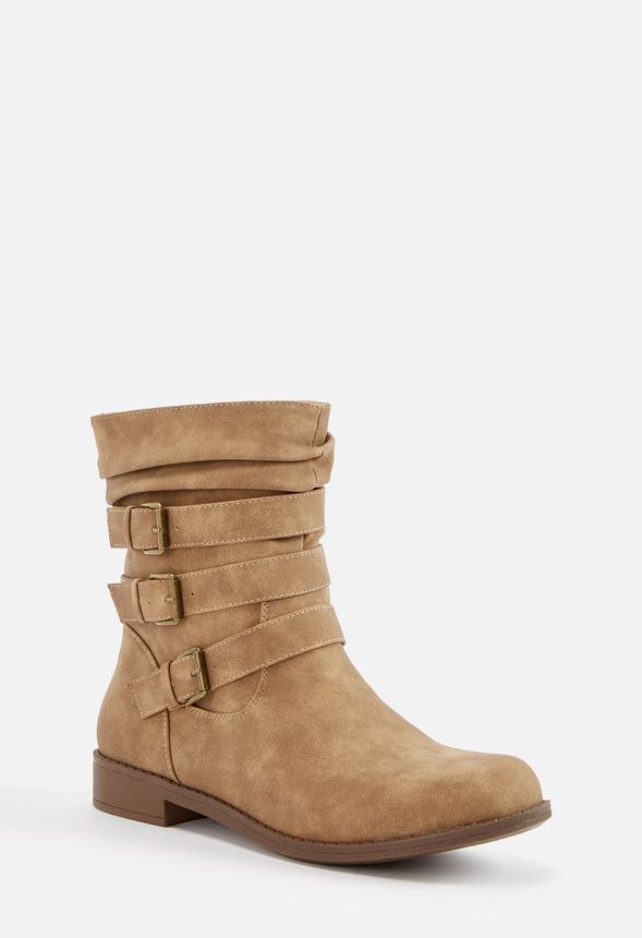 canvas slouch boots