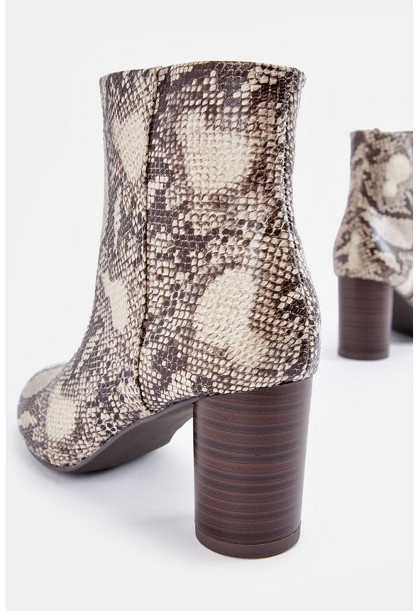 justfab snakeskin boots