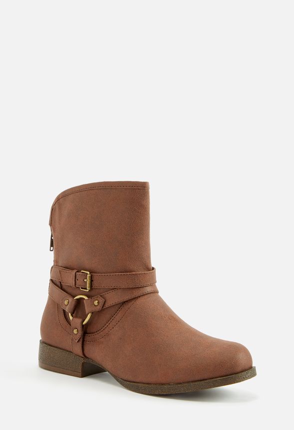Cynthia Harness Boot in Brown - Get great deals at JustFab