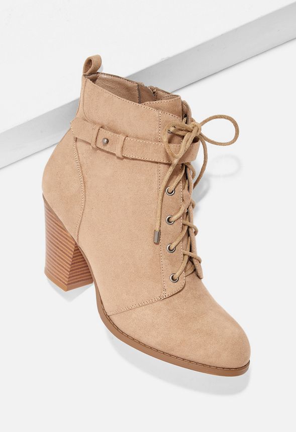 dally lace up bootie