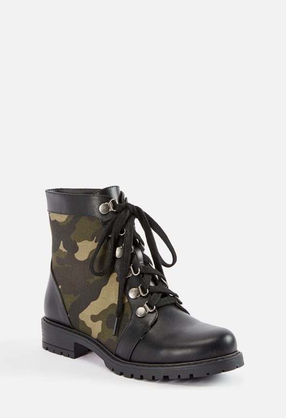 justfab camo boots