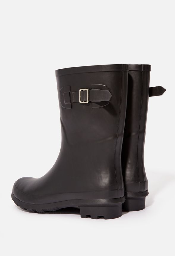 Storm Season Rain Boot in Black - Get great deals at JustFab