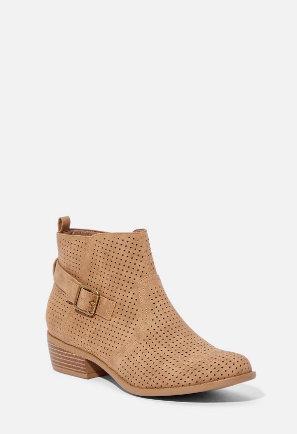 Weekend Adventure Perforated Buckle Bootie in Weekend Adventure ...